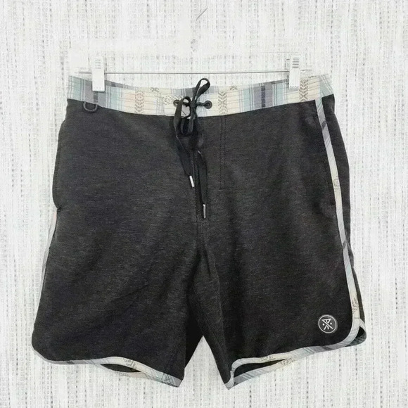 Roark The Chiller Men's Board Shorts 14" Gray - Picture 1 of 7